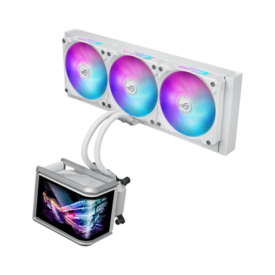 ASUS ROG RYUO IV SLC 360 ARGB AIO CPU Liquid Cooler - White