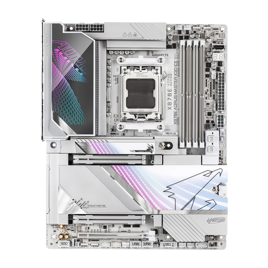 GIGABYTE X870E AORUS MASTER X3D ICE Motherboard - White