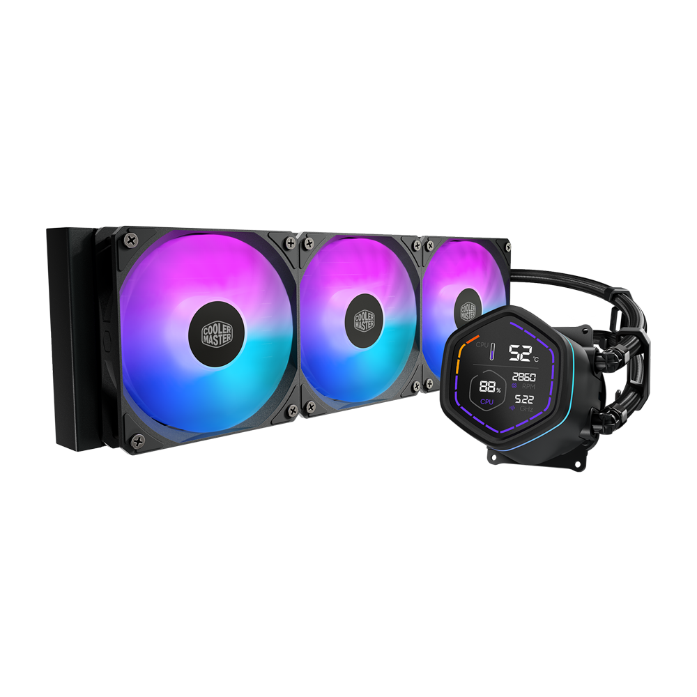 Cooler Master MasterLiquid Core Nex Digital Series Liquid Cooler - Black