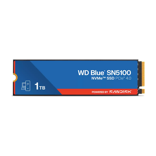 WD SN5100 M.2 2280 PCIe 4.0 GEN4X4 NVMe SSD (R:7,100 MB/s W:6,700 MB/s) - 1TB