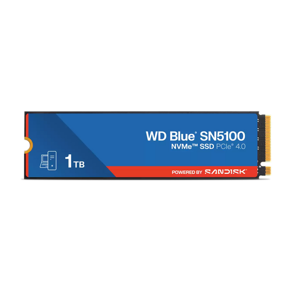 WD SN5100 M.2 2280 PCIe 4.0 GEN4X4 NVMe SSD (R:7,100 MB/s W:6,700 MB/s) - 1TB