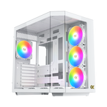 XIGMATEK CUBI II ARCTIC Type C ATX Case - White