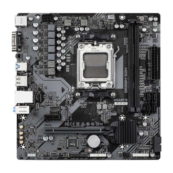 GIGABYTE B650M S2H 1.3 DDR5 Motherboard - Black