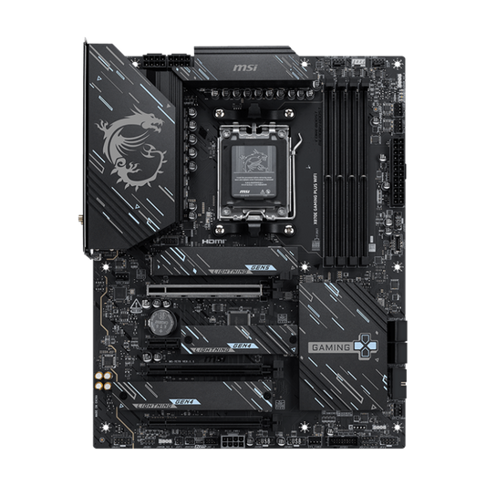 MSI X870E GAMING PLUS WIFI DDR5 Motherboard - Black