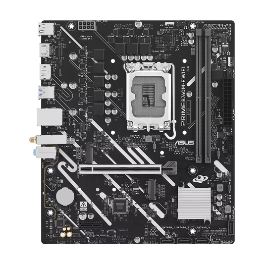 ASUS PRIME B760M-F WIFI DDR5 Motherboard - Black