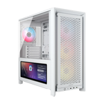 CORSAIR FRAME 4000D LCD RS ARGB Premium Mid Tower Case - White