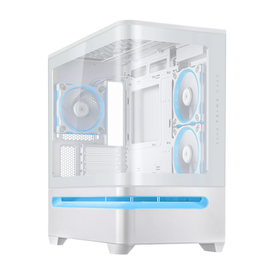 ASUS Prime AP202 ARGB mATX Case - White