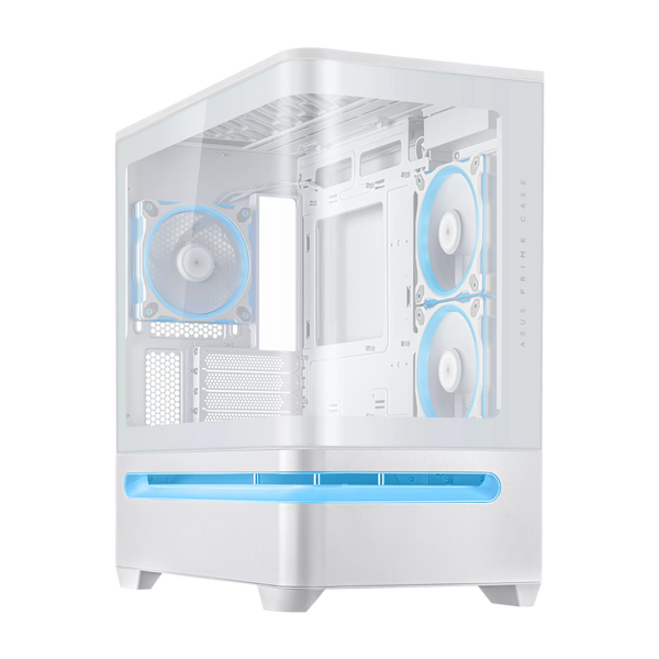 ASUS Prime AP202 ARGB mATX Case - White