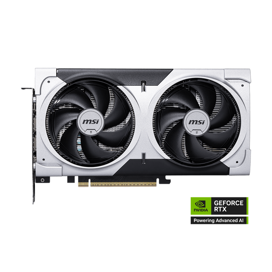 MSI Nvidia GeForce RTX 5060 Ti 8G VENTUS 2X OC PLUS Graphics Card - White