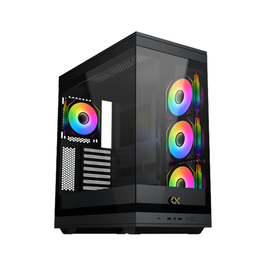 XIGMATEK META ARGB ATX Case - Black