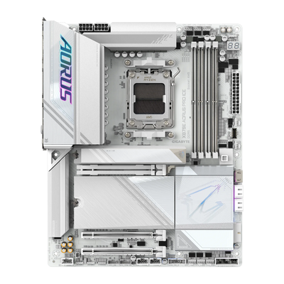GIGABYTE X870E AORUS PRO X ICE Motherboard - White