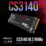 PNY XLR8 CS3140 M.2 2280 PCIe GEN4X4 NVMe SSD (R:7,500MB/s W6,850:MB/s) - 4TB