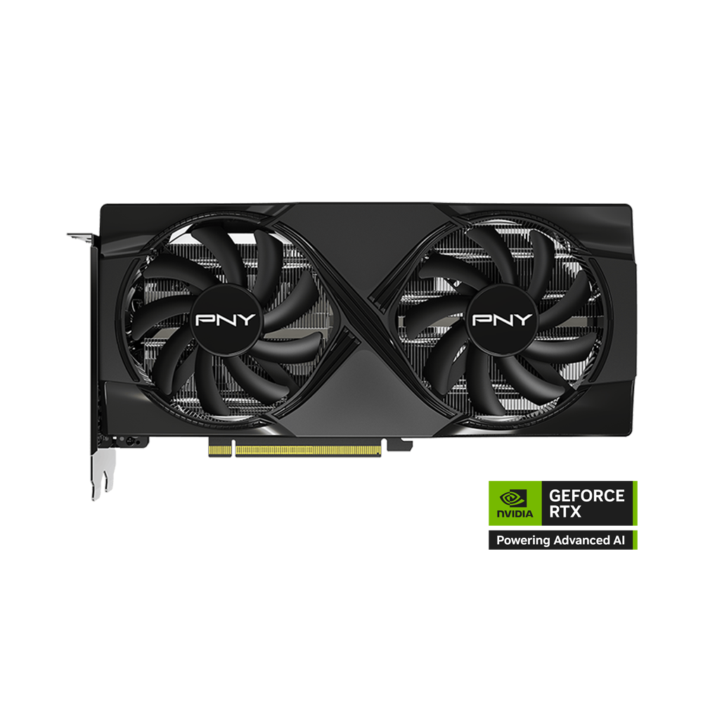 PNY Nvidia GeForce RTX 5060 Ti 8GB Overclocked Dual Fan Graphics Card - Black