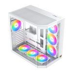 XIGMATEK CUBI II ARCTIC Type C ATX Case - White