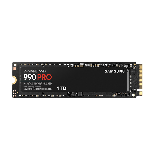 SAMSUNG 990 PRO M.2 2280 PCIe GEN4X4 NVMe SSD (R:7,450 MB/s W:6,900 MB/s) - 1TB