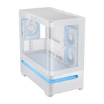 ASUS Prime AP202 ARGB mATX Case - White