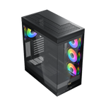 XIGMATEK META ARGB ATX Case - Black