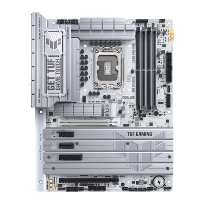 ASUS TUF GAMING Z890-PRO WIFI-7 DDR5 Motherboard - White