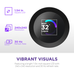 Nzxt Kraken Plus 360mm V2 Display and Radiator Fans AIO Liquid Cooler - Black