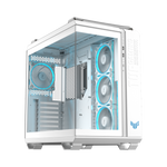ASUS TUF Gaming GT502 HORIZON ARGB Panoramic ATX Mid Tower Case - White