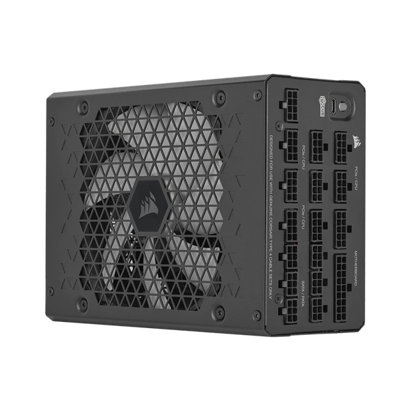 CORSAIR HX1500i Fully Modular Ultra-Low Noise Platinum ATX 1500W Power Supply (UK) - Black