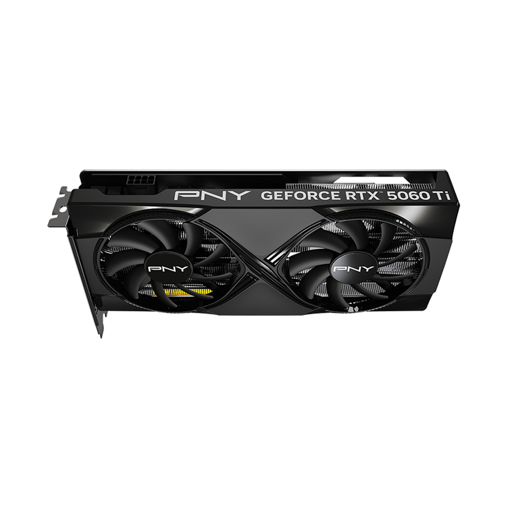 PNY Nvidia GeForce RTX 5060 Ti 8GB Overclocked Dual Fan Graphics Card - Black