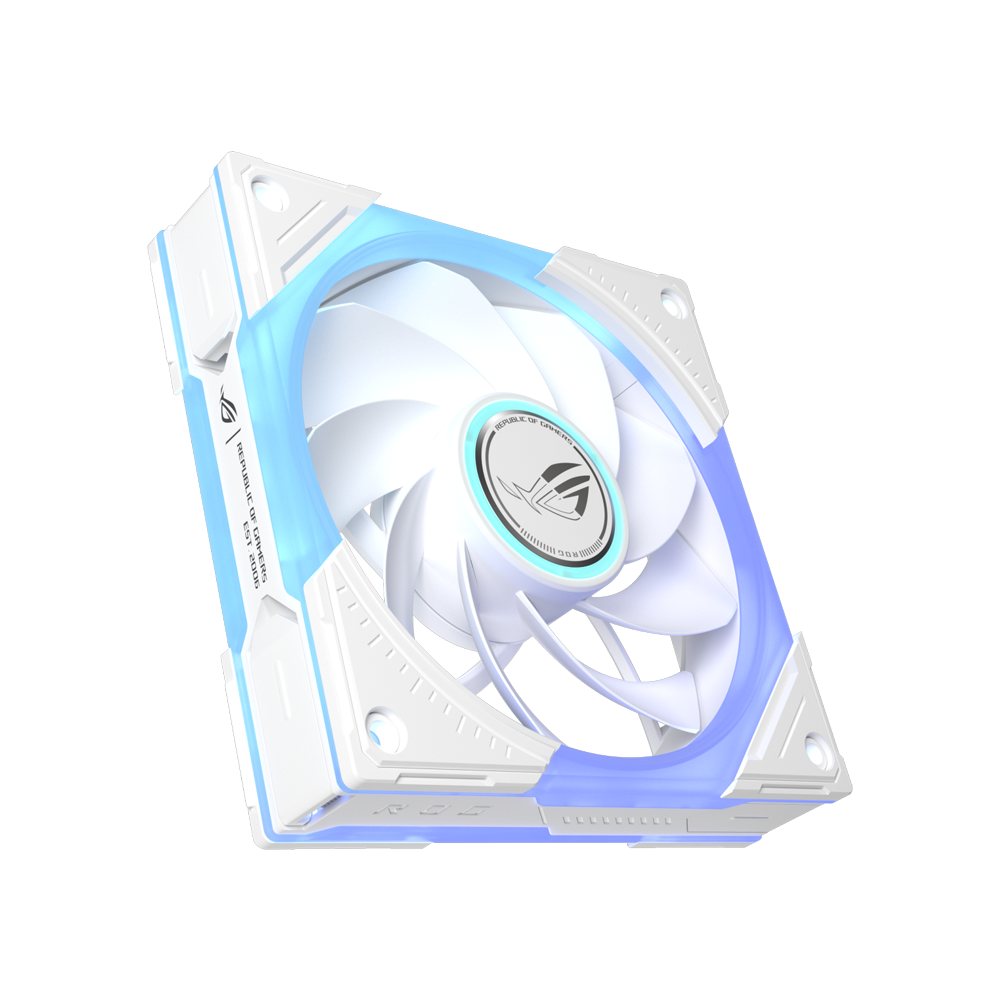 ASUS ROG EURUX GR120 ARGB Reverse Single Fan - White