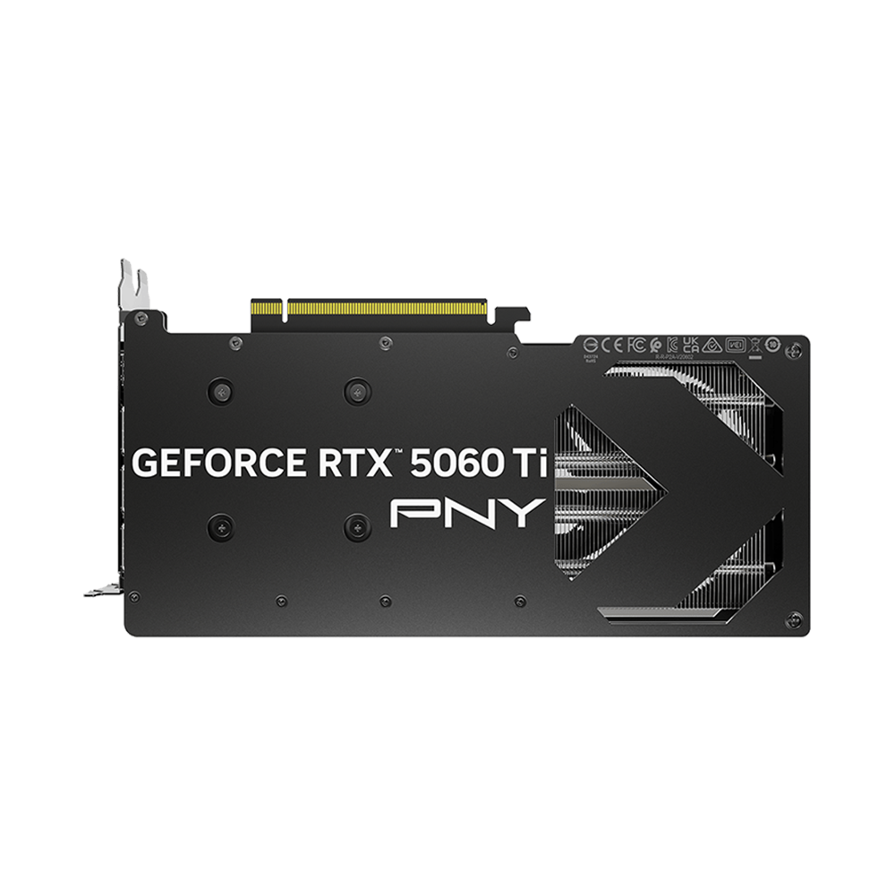 PNY Nvidia GeForce RTX 5060 Ti 8GB Overclocked Dual Fan Graphics Card - Black