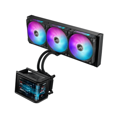 ASUS ROG RYUO IV SLC 360 ARGB AIO CPU Liquid Cooler - Black
