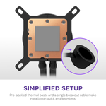 Nzxt Kraken Plus 360mm V2 Display and Radiator Fans AIO Liquid Cooler - Black