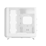 HYTE X50 ATX Case with Tempered Glass Side Panel Snow White