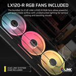 CORSAIR AIR 5400 LX-R RGB LINK Tempered Glass Mid Tower ATX Case - Black