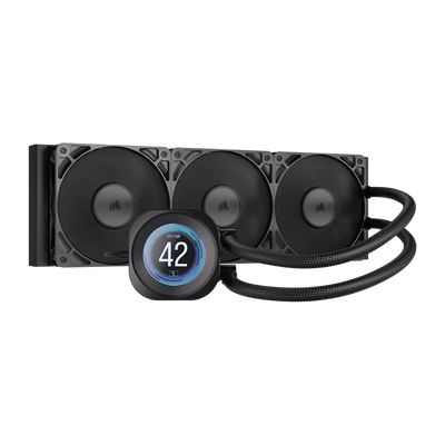 CORSAIR NAUTILUS 360 RS LCD Liquid CPU Cooler - Black