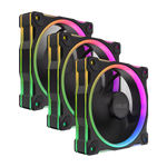 ASUS Prime MR120 ARGB Triple Pack Fan - Black