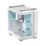 ASUS TUF Gaming GT502 HORIZON ARGB Panoramic ATX Mid Tower Case - White