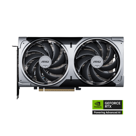 MSI Nvidia GeForce RTX 5070 12GB VENTUS 2X OC Graphics Card - Black