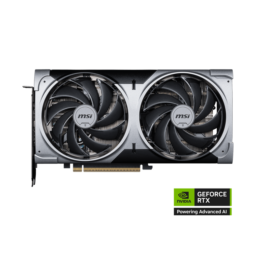 MSI Nvidia GeForce RTX 5070 12GB VENTUS 2X OC Graphics Card - Black