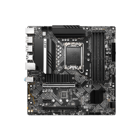 MSI PRO B660M-A DDR4 LGA 1700 mATX Motherboard - Black