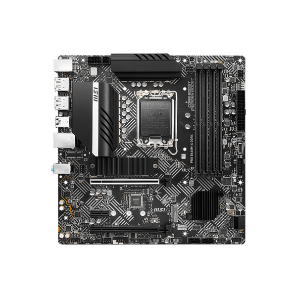 MSI PRO B660M-A DDR4 LGA 1700 mATX Motherboard - Black