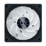 LIAN LI UNI FAN CL Wireless Reverse 120mm 3 Pack ARGB Case Fans with Controller - Black