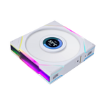 LIAN LI UNI FAN TL LCD RGB 120MM Case Fan - White