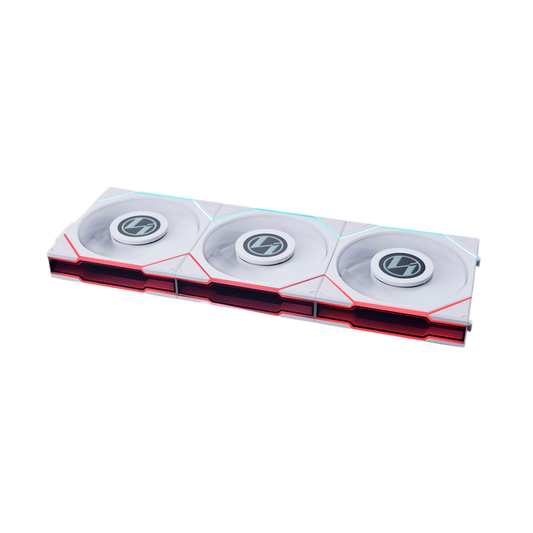 LIAN LI UNI FAN TL LCD RGB 120MM Case Fan - White