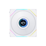 LIAN LI UNI FAN TL LCD RGB 120MM Case Fan - White