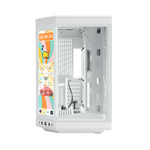 HYTE Y70 TOUCH INFINITE 14.5 Inch Integrated IPS Touchscreen ATX Case - Snow White