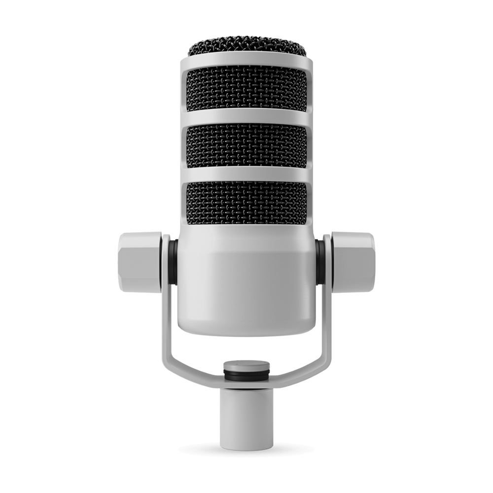 RODE PODMIC Dynamic Podcasting Microphone - White