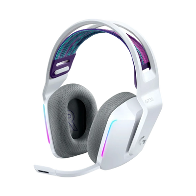 LOGITECH G733 LIGHTSPEED Wireless RGB Gaming Headset - White