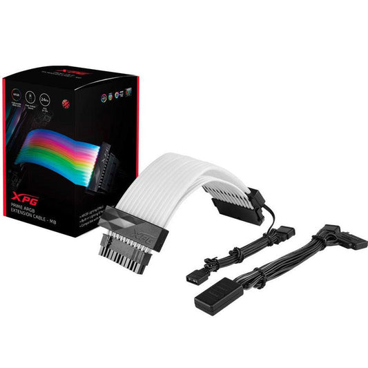 XPG Prime ARGB Motherboard Extension Cable - White
