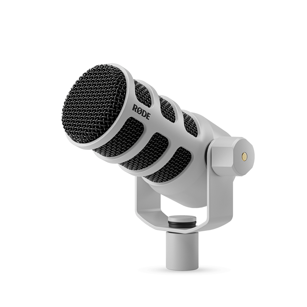 RODE PODMIC USB Versatile Dynamic Broadcast Microphone - White