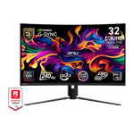 MSI MPG 321CURX 32 Inch 240Hz 4K UHD HDMI 2.1 0.03ms QD OLED Curved Gaming Monitor - Black