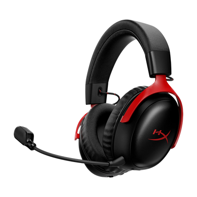 HyperX Cloud III S Wireless Gaming Headset - Black/Red